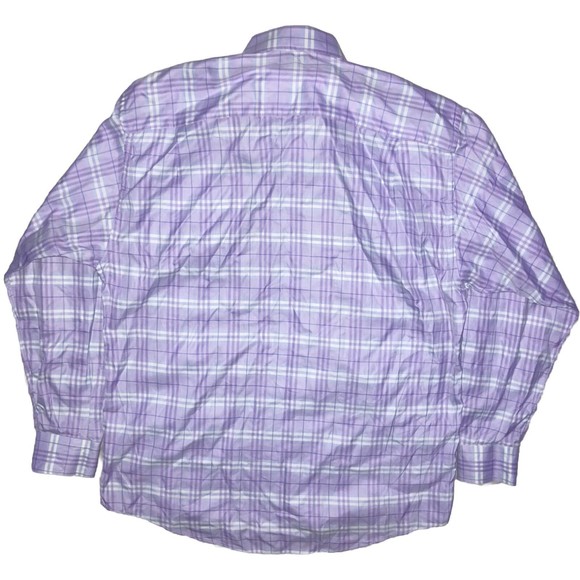 Burberry Shirt Men’s Large London Brit Icon Nova Check Sport Button Designer - Picture 2 of 8